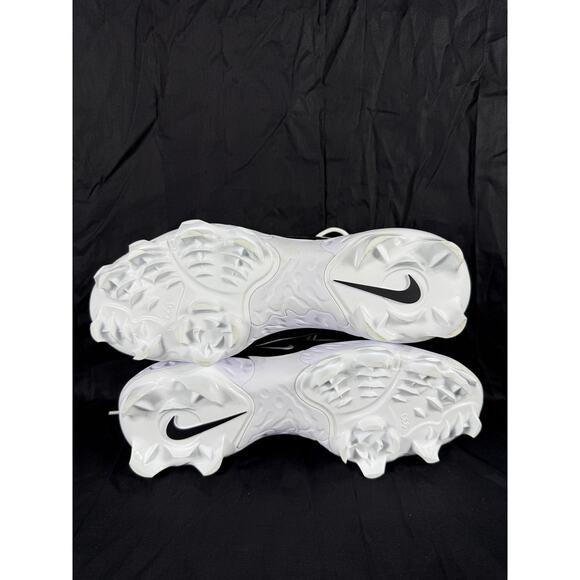 Nike Alpha Huarache Elite 4 Low Baseball Cleats Shoes Men 11.5 React Black White - Picture 9 of 10